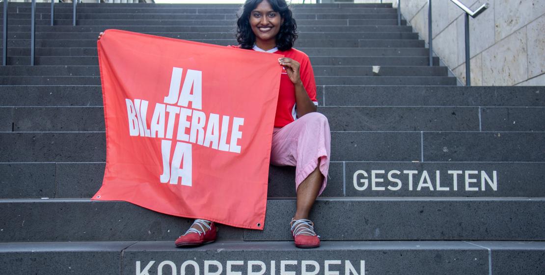 Maya Tharia-Frauen für die Bilateralen